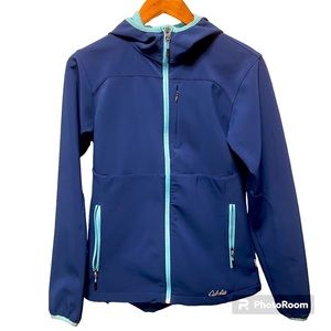 Cabelas Windbreaker, Blue/Teal, Womens Size Medium